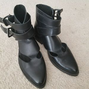 Topshop cutout boots